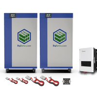 48V Off Grid Home Plus System - Growatt 12K + 34kWh KONG ELITE PLUS Battery ｜LIFEPO4 Power Block｜Lithium Battery Pack + Inverter + Cable｜Currently On Backorder