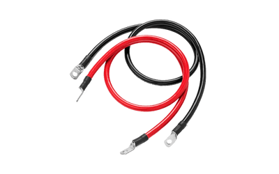 2AWG (Black and Red) 3FT Ring to Ring Terminal Cable