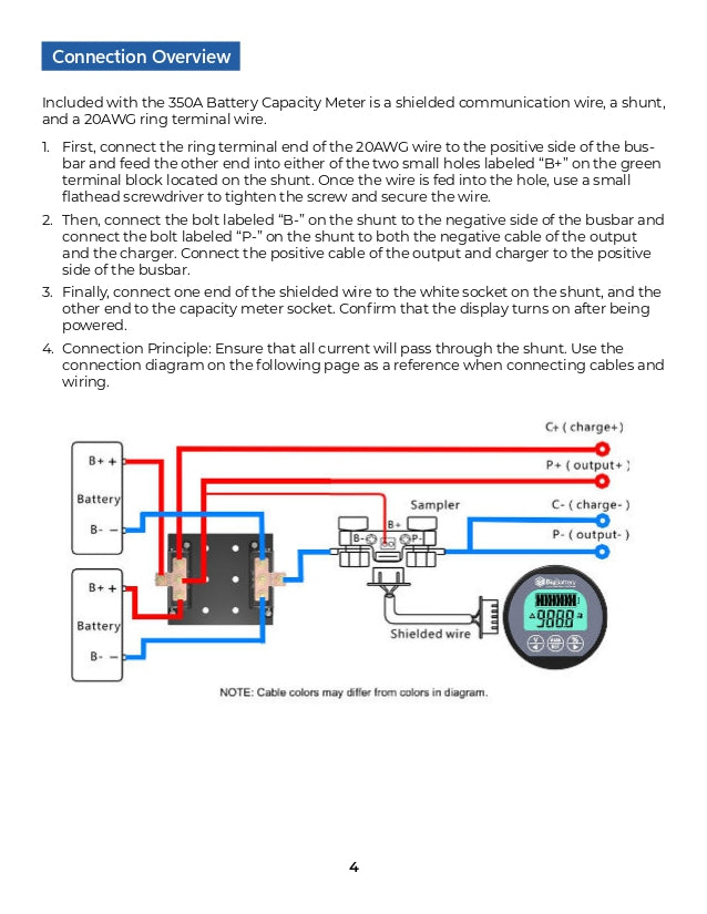 350A Battery Capacity Meter