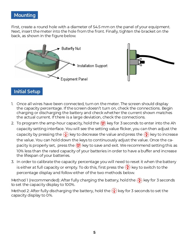 350A Battery Capacity Meter